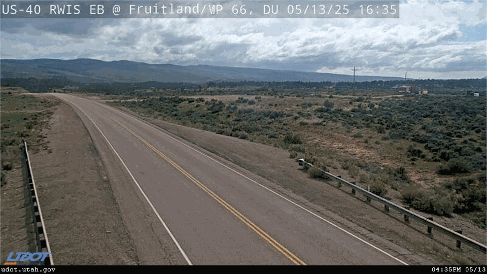 Traffic Cam US 40 RWIS EB @ Fruitland MP 66 DU