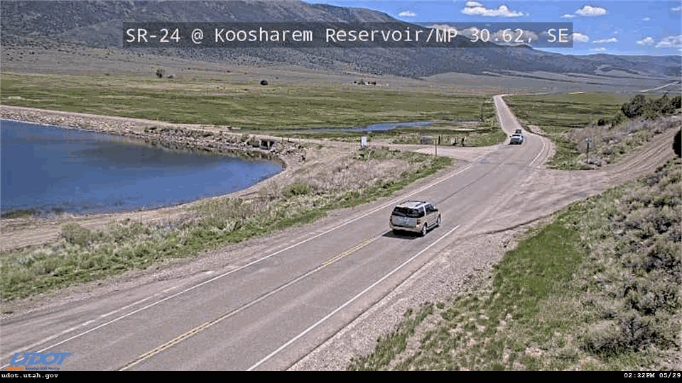 Traffic Cam SR 24 Liveview SB @ Koosharem Reservoir MP 30.62 SE