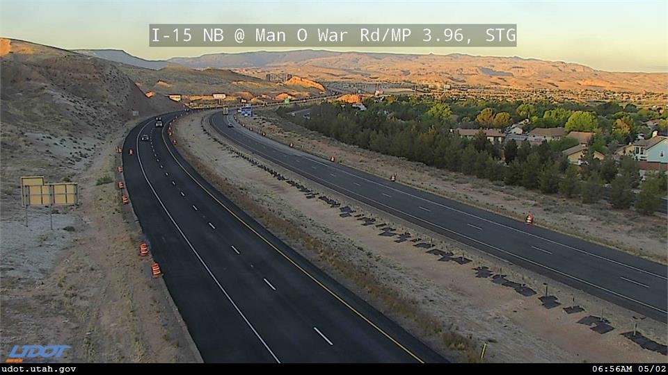 Traffic Cam I-15 NB @ Man O War Rd MP 3.96 STG