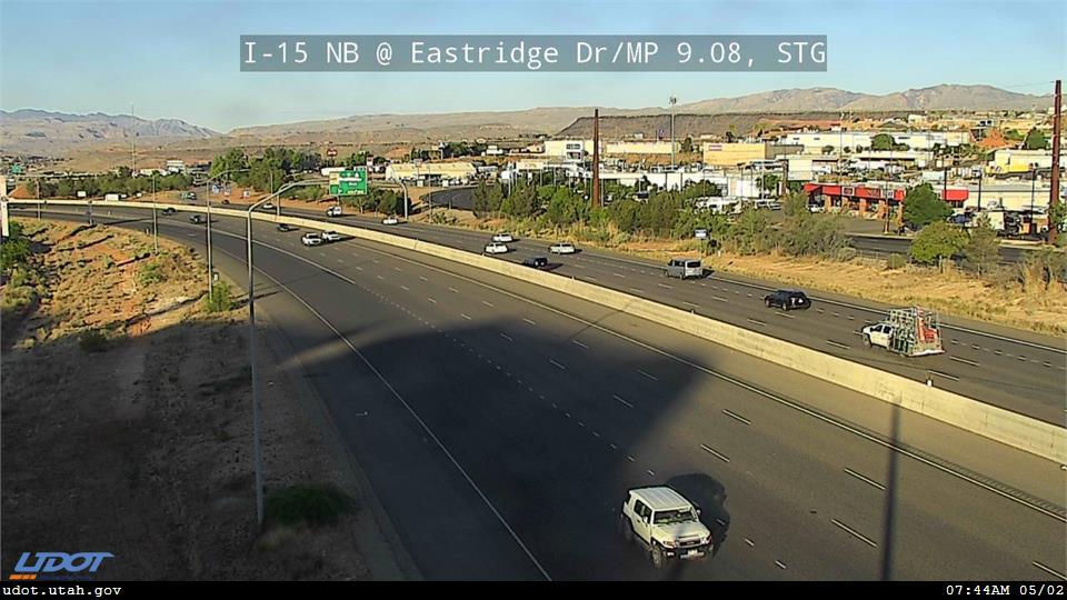 Traffic Cam I-15 NB @ Eastridge Dr MP 9.08 STG