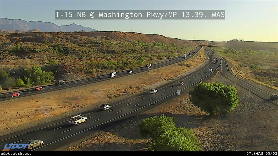 Traffic Cam I-15 NB @ Washington Pkwy MP 13.39 WAS