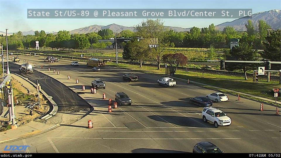 Traffic Cam State St US 89 @ Pleasant Grove Blvd Center St PLG