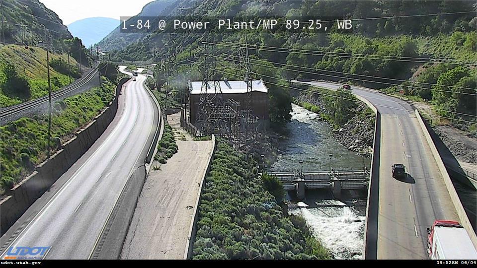 Traffic Cam I-84 Weber Canyon @ Power Plant MP 89.25 WB