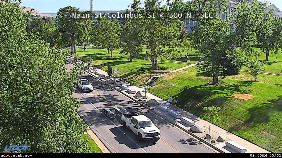 Traffic Cam Main St Columbus St SR 186 @ 300 N SLC