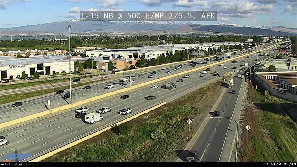 Traffic Cam I-15 NB @ 500 E SR 180 MP 276.5 AFK