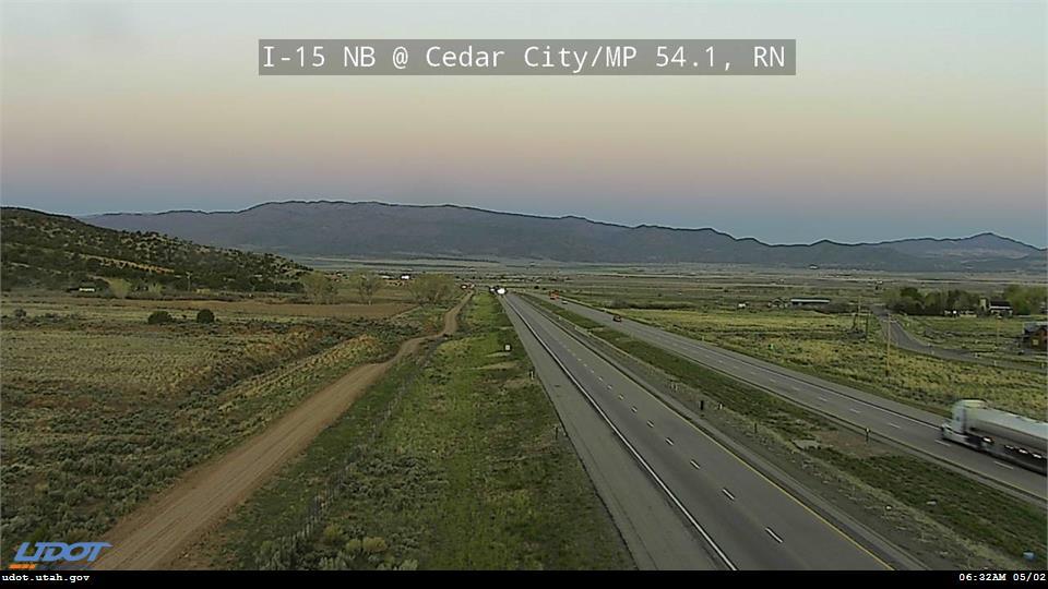 Traffic Cam I-15 NB @ Cedar City 2700 S MP 54.1 RN