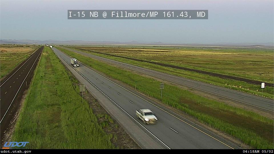 Traffic Cam I-15 NB @ Fillmore MP 161.43 MD