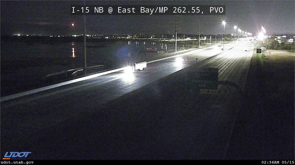 Traffic Cam I-15 NB @ East Bay MP 262.55 PVO