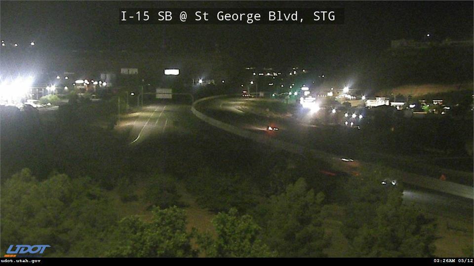 Traffic Cam I-15 DDI SB @ St George Blvd SR 34 MP 8.41 STG