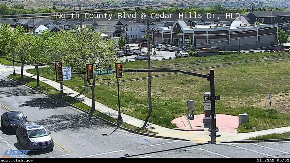 Traffic Cam North County Blvd 4800 W SR 129 @ Cedar Hills Dr 10100 N HLD