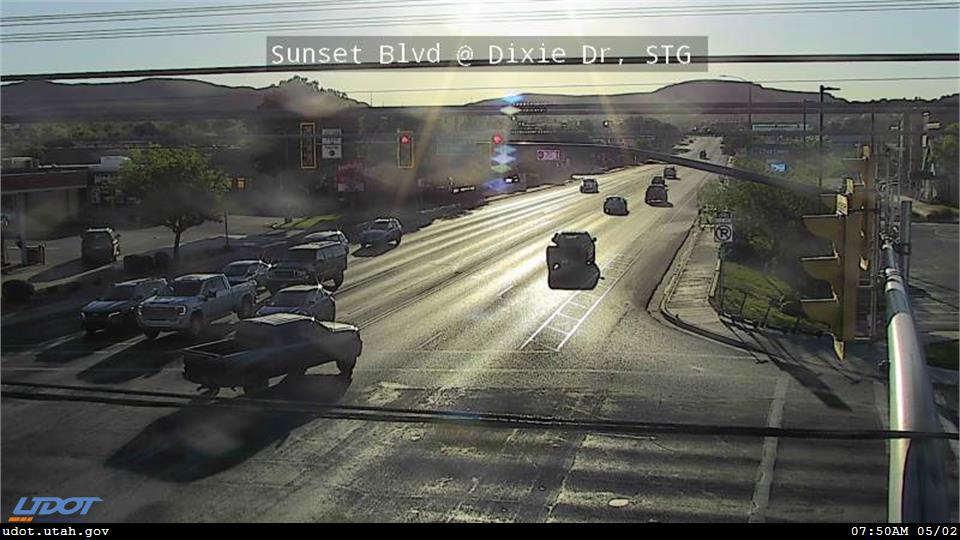 Traffic Cam Sunset Blvd SR 8 @ Dixie Dr Dixie Downs Rd STG