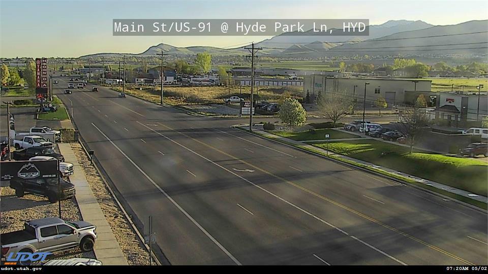 Traffic Cam Main St US 91 @ Hyde Park Ln HYD