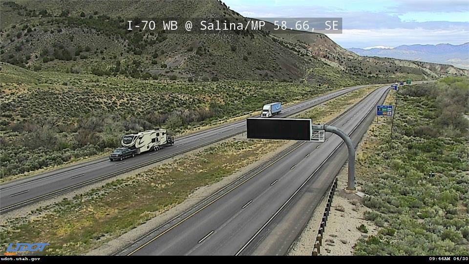 Traffic Cam I-70 WB @ Salina VMS MP 58.66 SE