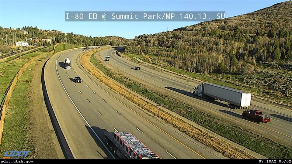 Traffic Cam I-80 EB @ Summit Park MP 140.13 SU