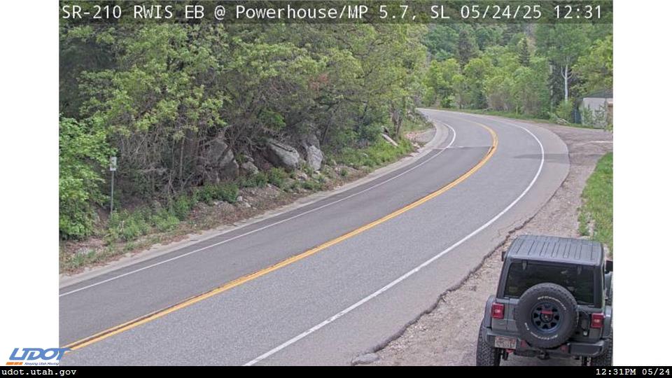 Traffic Cam Little Cottonwood Rd SR 210 RWIS EB @ Powerhouse MP 5.67 SL