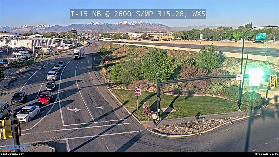 Traffic Cam I-15 NB @ 2600 S SR 93 MP 315.26 WXS