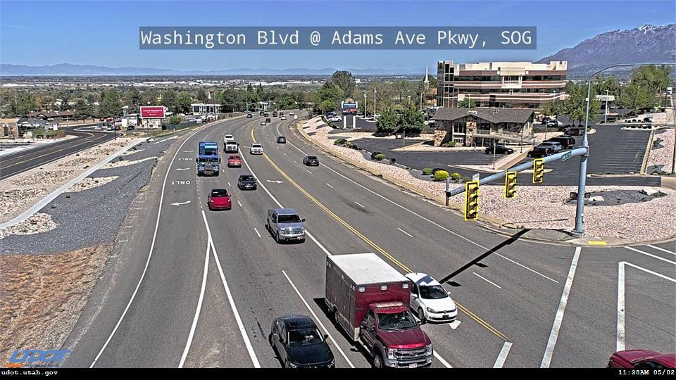 Traffic Cam Washington Blvd US 89 @ Adams Ave Pkwy OGD