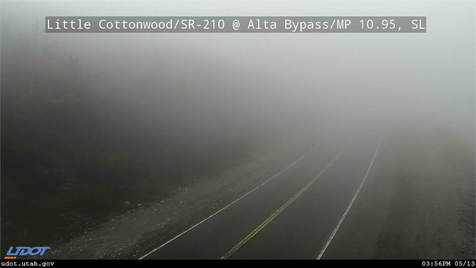 Traffic Cam Little Cottonwood Rd SR 210 EB @ Alta Bypass MP 10.95 SL