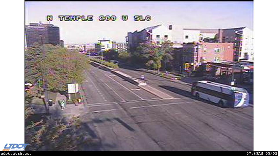 Traffic Cam North Temple St @ 200 W SLC