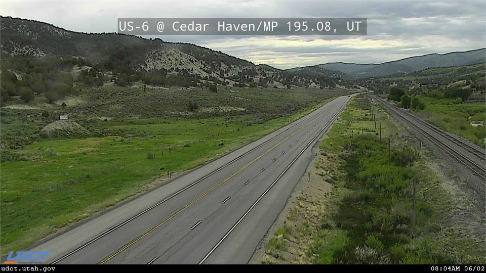 Traffic Cam US 6 @ Cedar Haven Sheep Creek Rd MP 195.08 UT