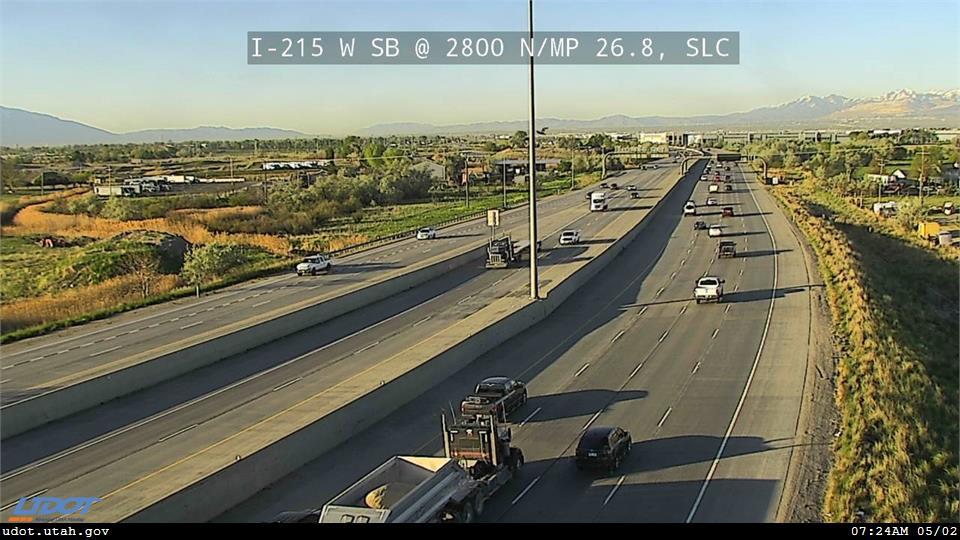 Traffic Cam I-215 W SB @ 2800 N MP 26.8 SLC