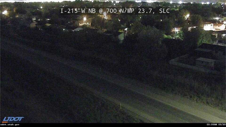 Traffic Cam I-215 W NB @ 700 N MP 23.7 SLC