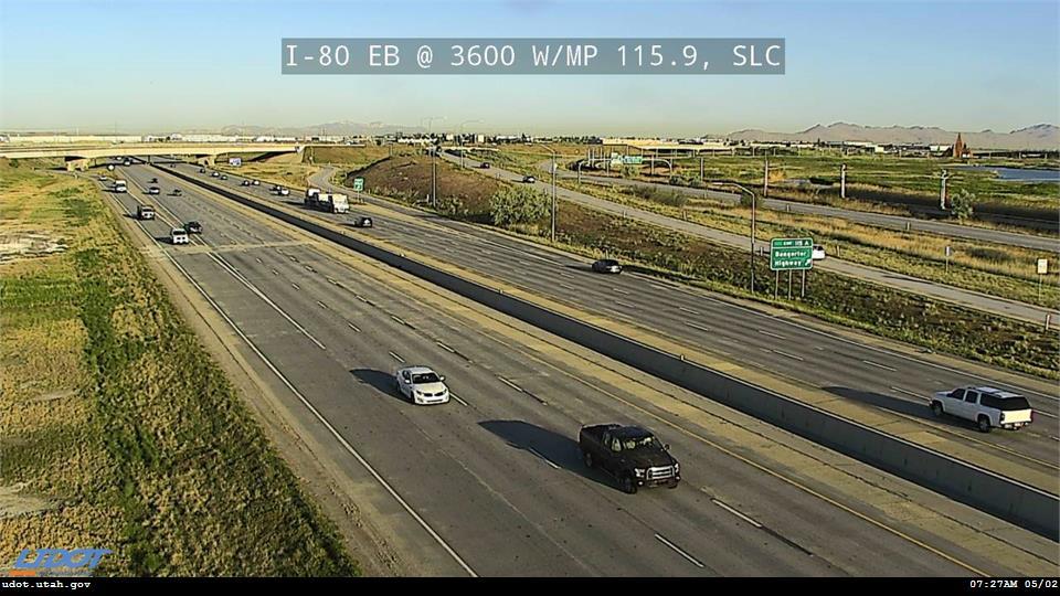 Traffic Cam I-80 EB @ 3600 W MP 115.9 SLC