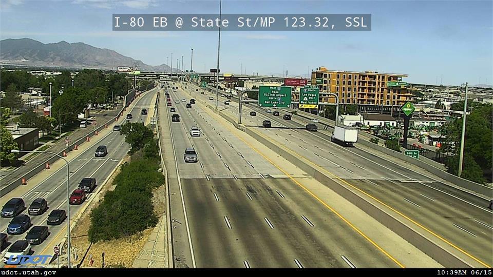 Traffic Cam I-80 EB @ State St US 89 MP 123.32 SSL