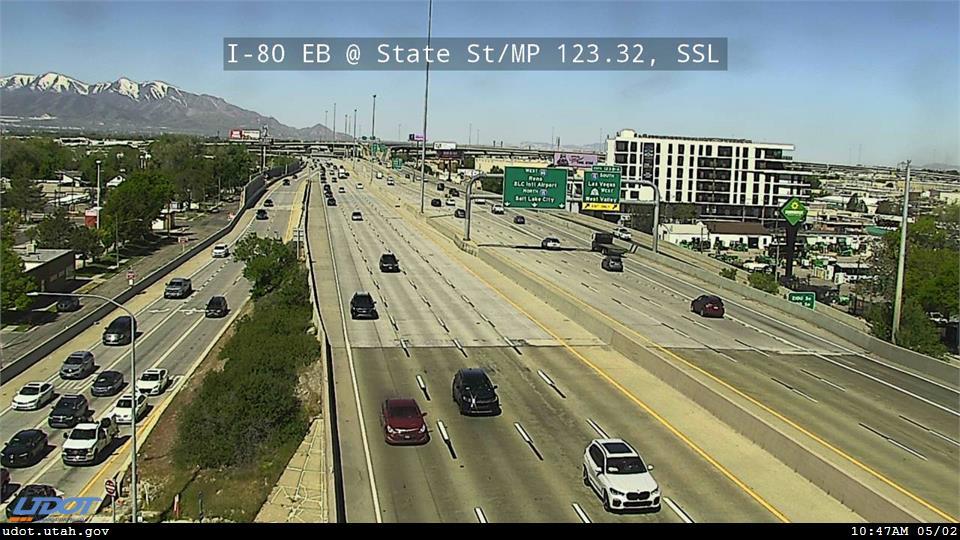 Traffic Cam I-80 EB @ State St US 89 MP 123.32 SSL