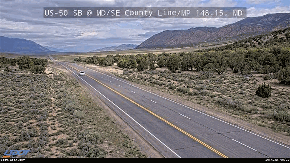 Traffic Cam US 50 Liveview SB @ MDSE County Line MP 148.15 MD