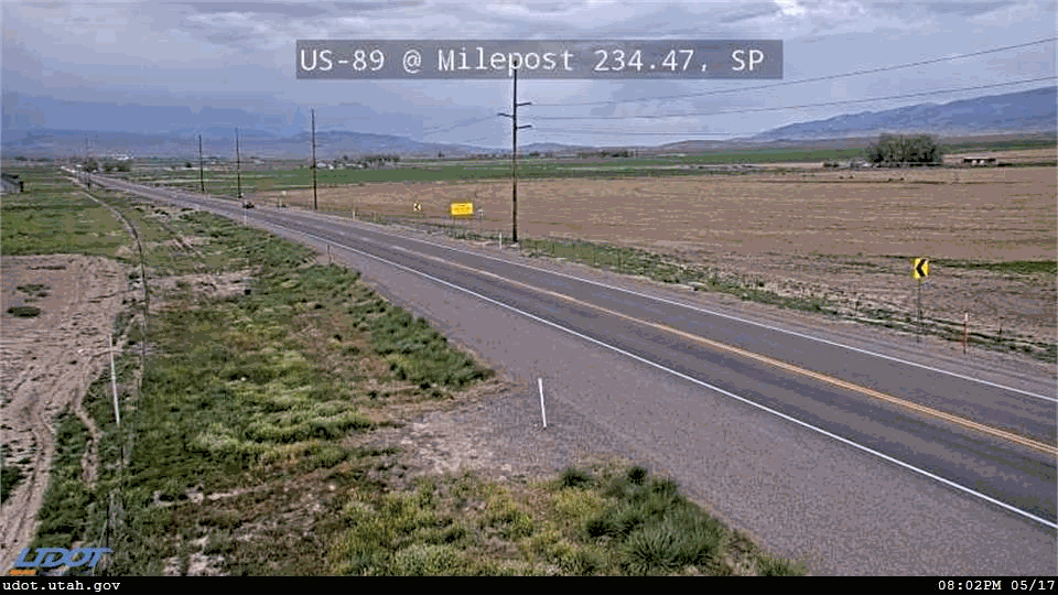 Traffic Cam US 89 Liveview SB @ Milepost 234.47 SP