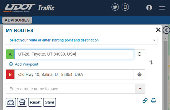 Creating & Saving a Customized Route