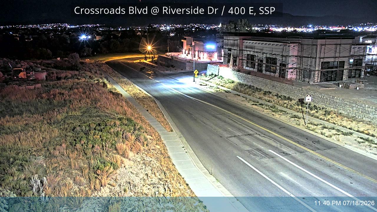 Crossroads Blvd traffic camera, Saratoga Springs, Utah