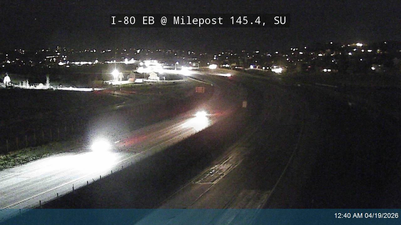 I-80 EB @ West of US-40/ MP 145.4, SU