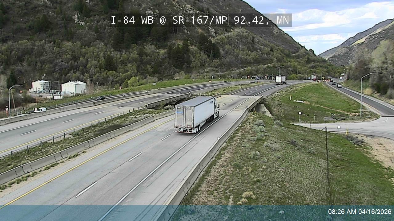 I-84 WB @ SR-167 / MP 92.42, MN