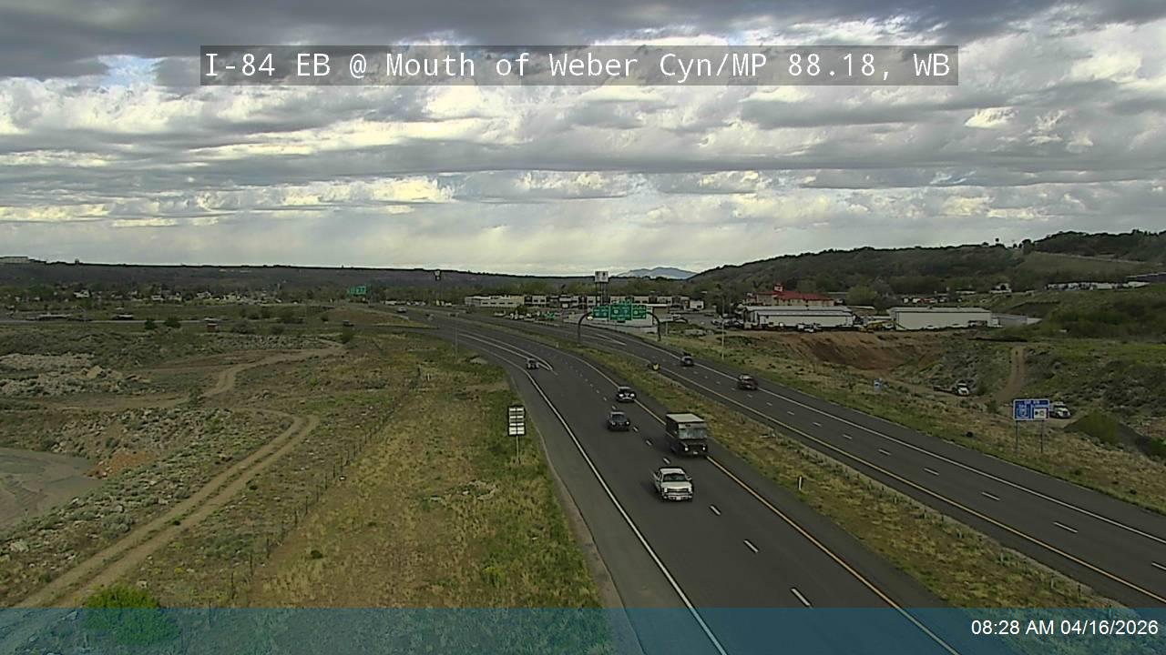 I-84 EB @ Mouth of Weber Cyn / MP 88.18, WB
