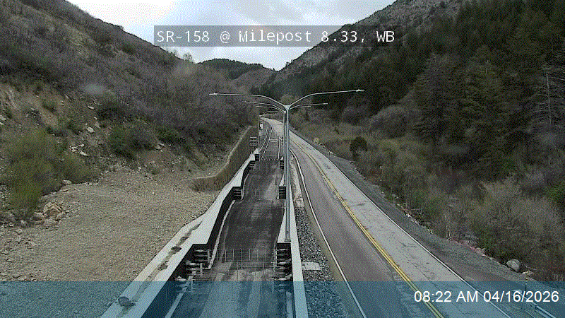 SR-158 @ Milepost 8.33, WB