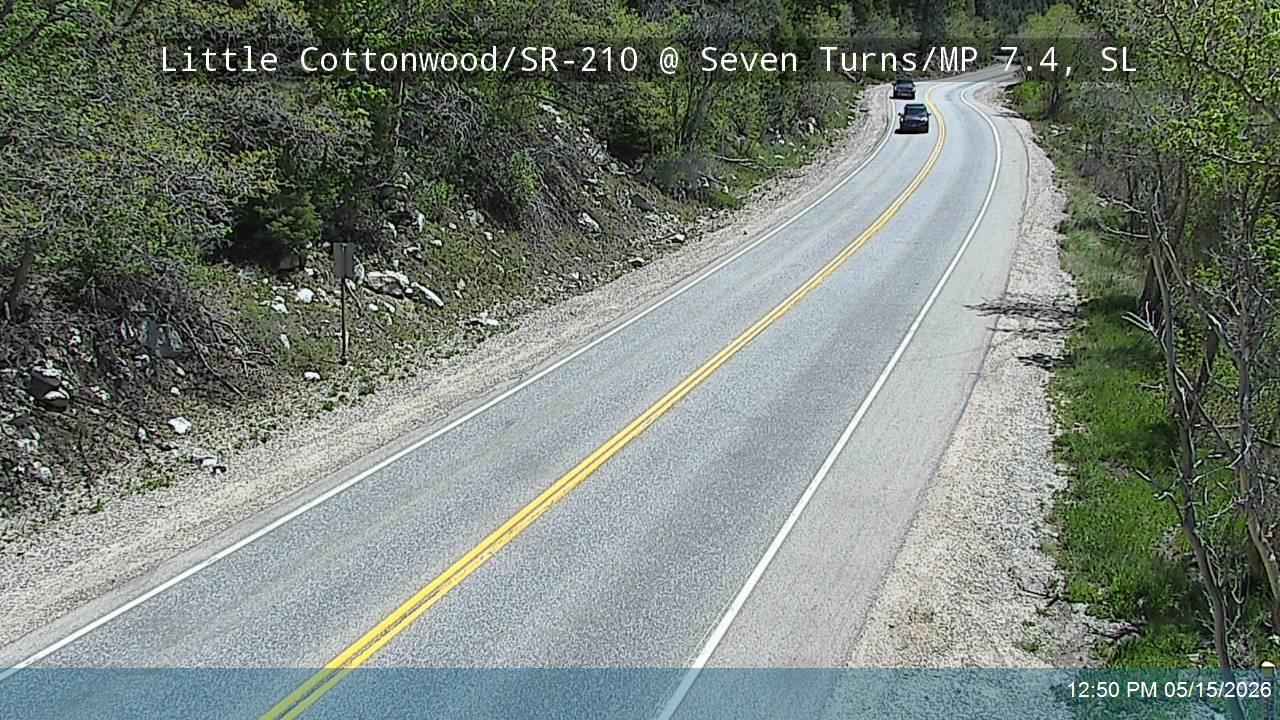 Little Cottonwood Rd / SR-210 EB @ Seven Turns / MP 7.4, SL