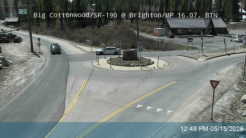 Big Cottonwood Canyon Rd / SR-190 @ Brighton / MP 16.07, BTN