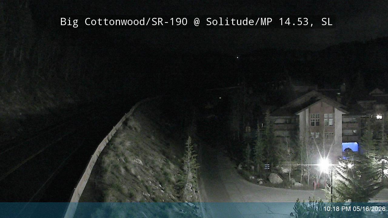 Big Cottonwood Canyon Rd / SR-190 @ Solitude / MP 14.53, SL