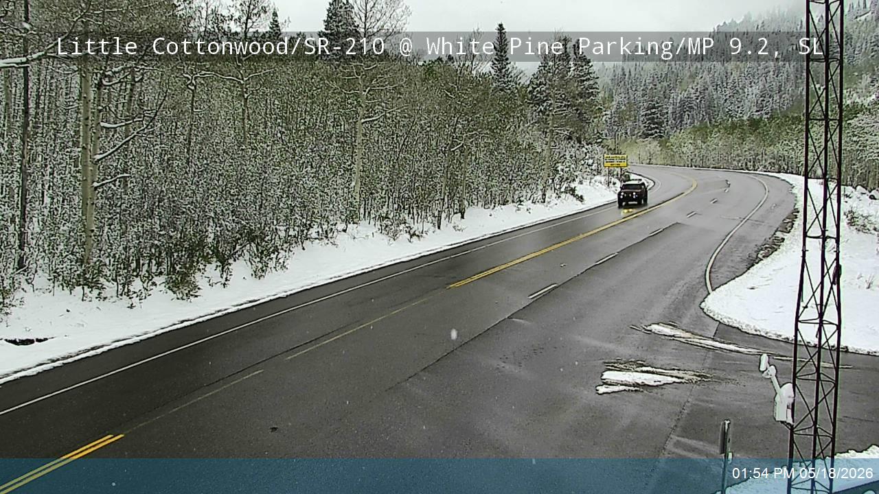 Little Cottonwood Rd / SR-210 EB @ White Pine Parking / MP 9.2, SL