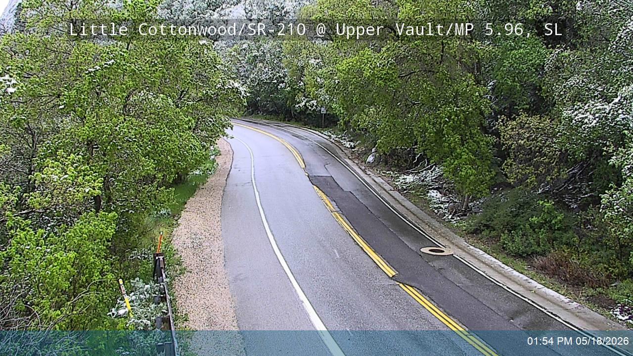 Little Cottonwood Rd / SR-210 @ Upper Vault / MP 5.96, SL