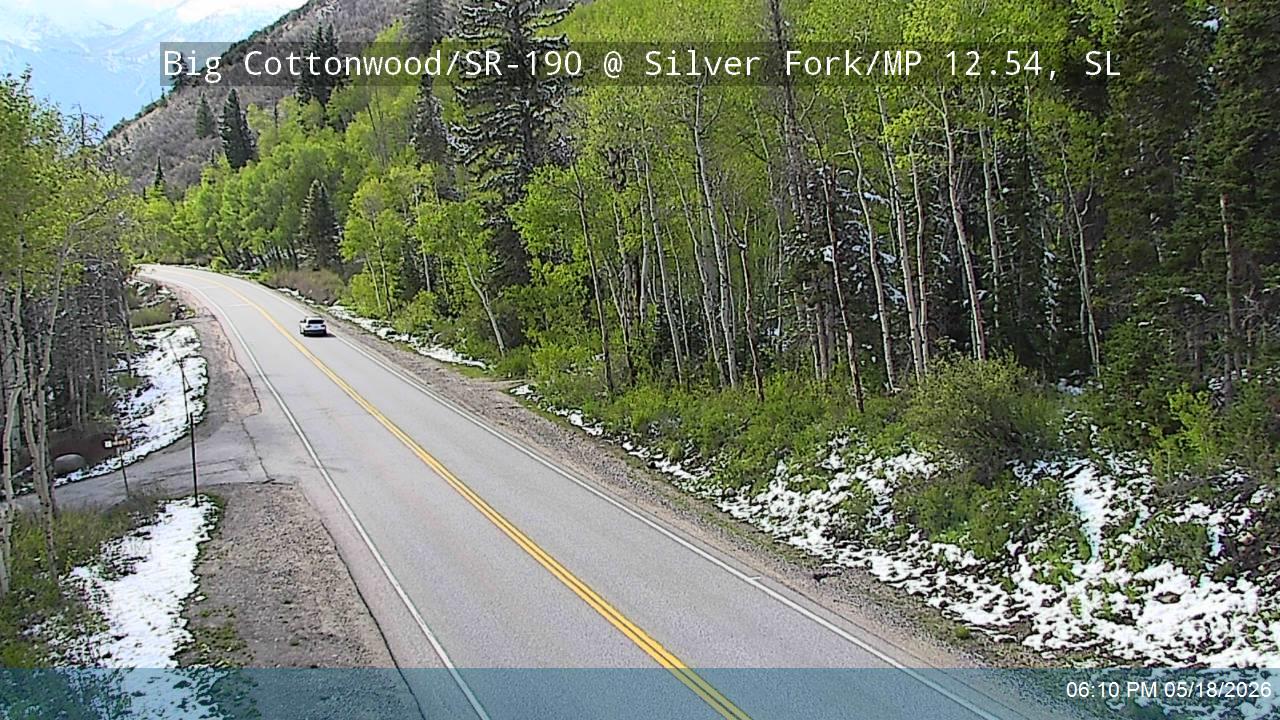 Big Cottonwood Canyon Rd / SR-190 @ Silver Fork / MP 12.54, SL