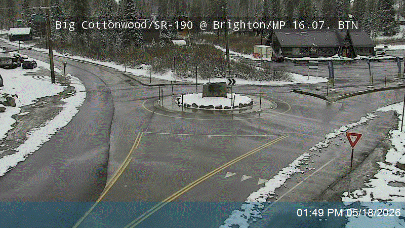 Big Cottonwood Canyon Rd / SR-190 @ Brighton / MP 16.07, BTN