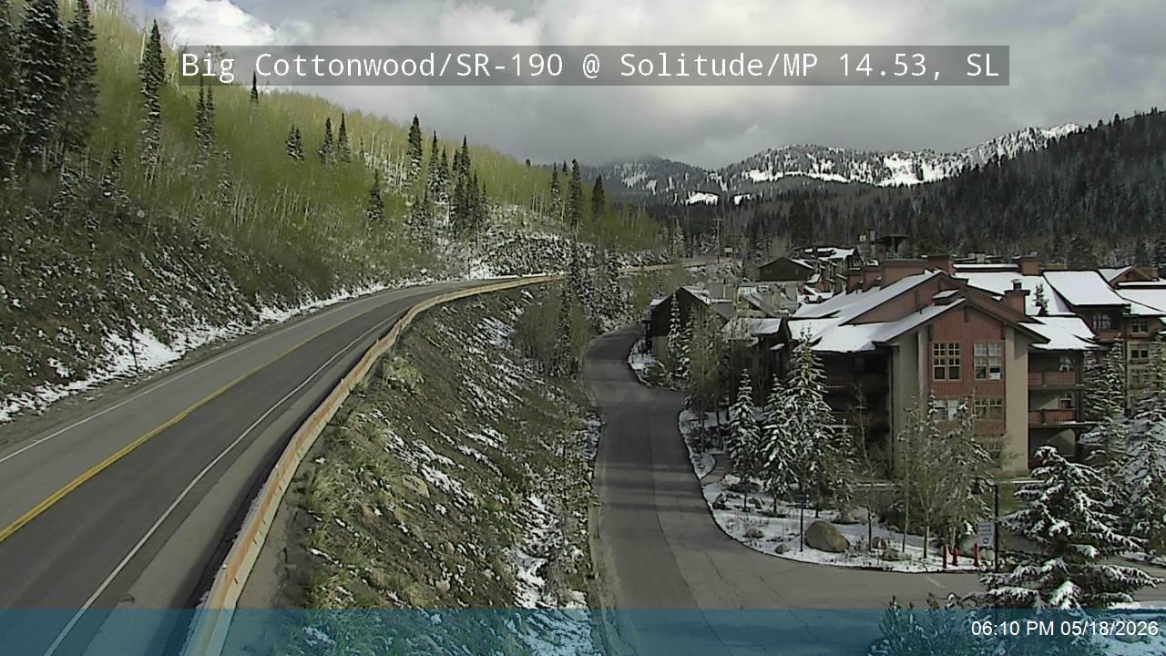 Big Cottonwood Canyon Rd / SR-190 @ Solitude / MP 14.53, SL