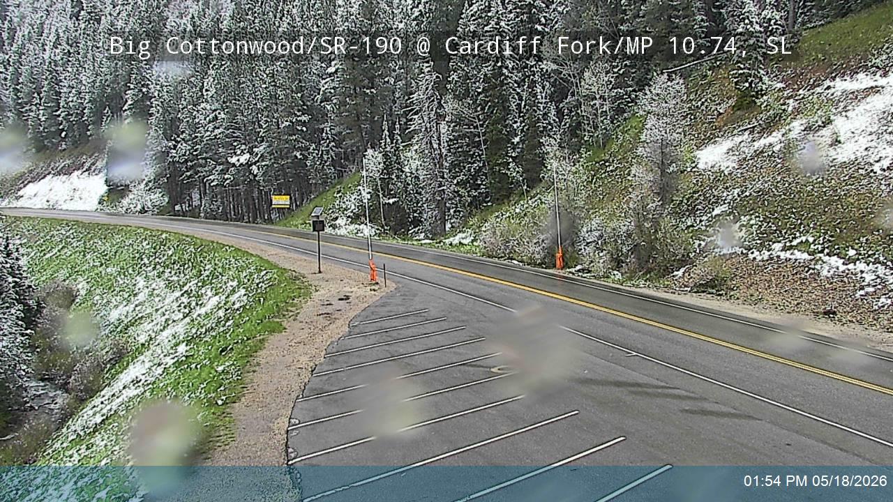 Big Cottonwood Canyon Rd / SR-190 @ Cardiff Fork / MP 10.74, SL