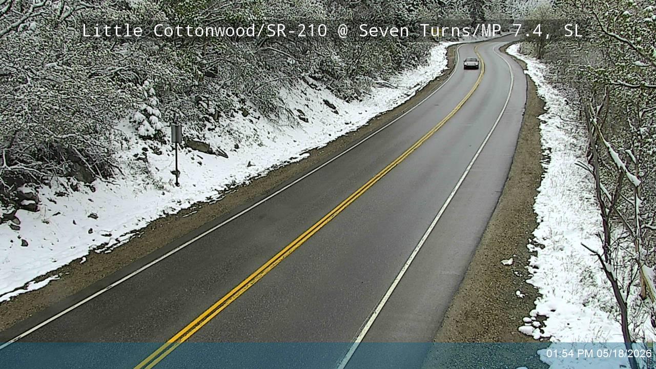 Little Cottonwood Rd / SR-210 EB @ Seven Turns / MP 7.4, SL