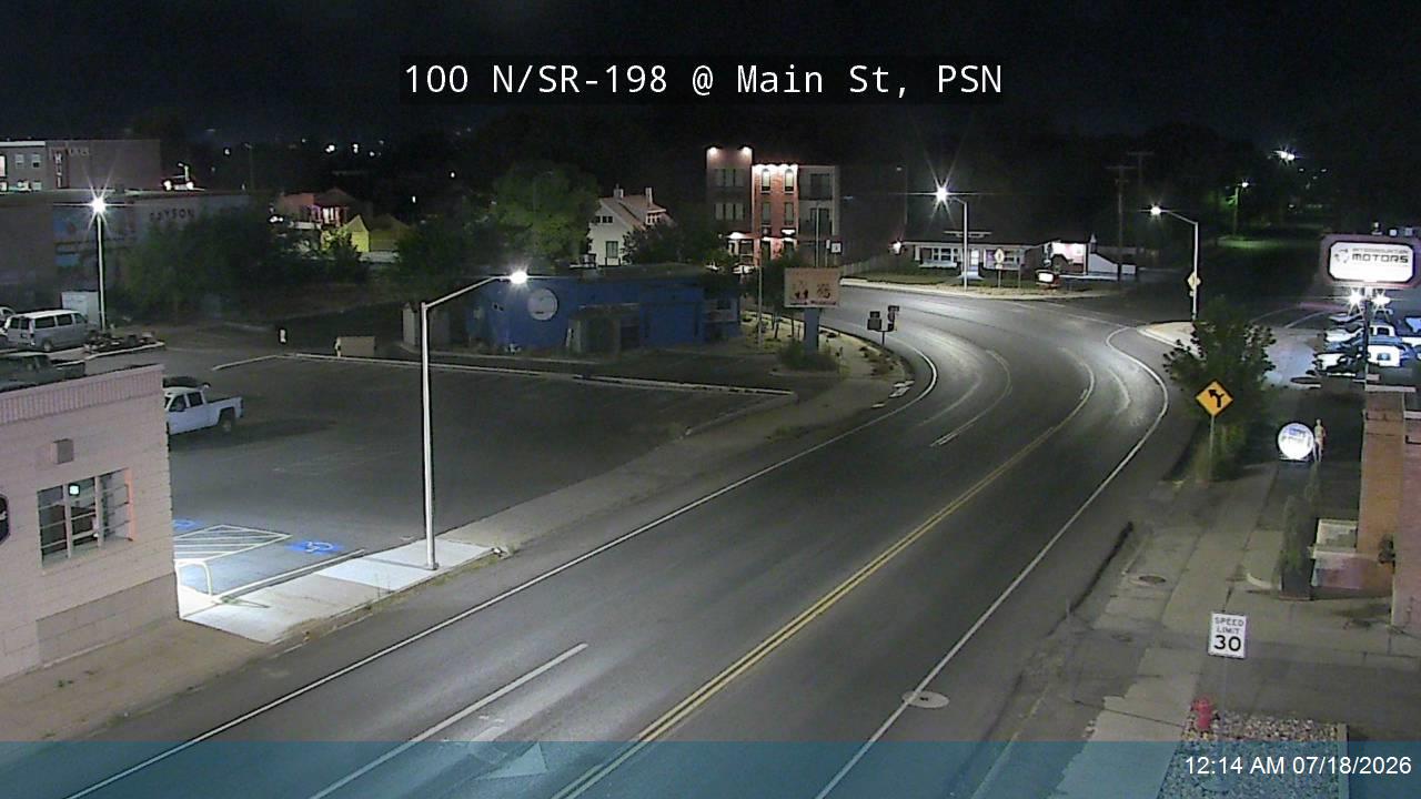SR-198 traffic camera, Payson, Utah