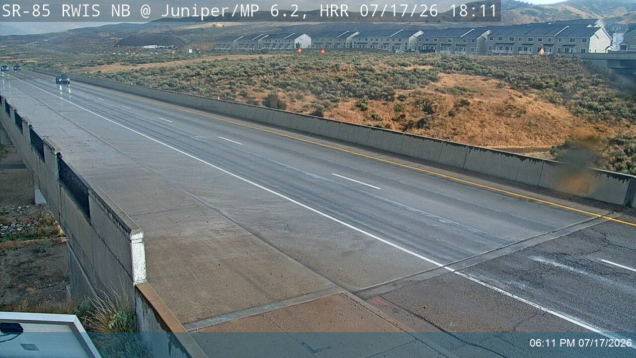 Mountain View traffic camera, view north, Herriman, Utah