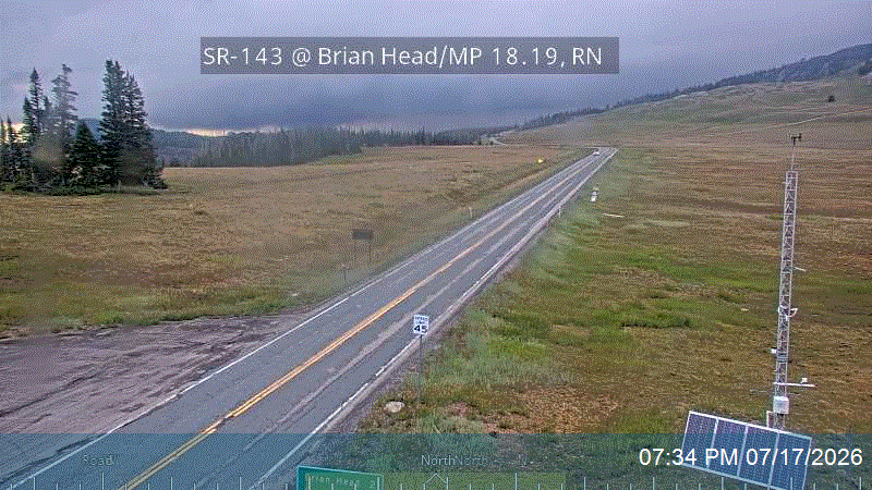 SR-143 @ Brian Head / MP 18.19, RN traffic camera, Iron County